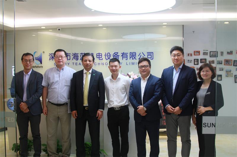 熱烈歡迎三菱電機(jī)自動(dòng)化蒞臨海藍(lán)機(jī)電參觀(guān)指導(dǎo)工作！